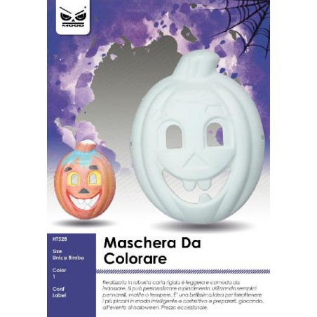 MASCHERA BIANCA ZUCCA DA COLORARE [9040415-00.jpg]