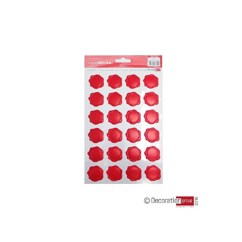 CONFEZIONE 48pz CERALACCA PVC ROSSO 3x3 [9901056-00.jpg]
