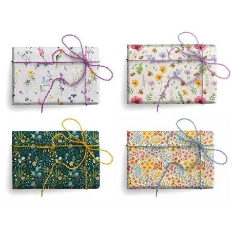 CARTAREGALO 70x100cm 40ff ORO FLOWERS [2620004-00.jpg]