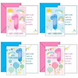 AUGURICARD 1 COMPLEANNO PALLONCINI 4s [K07560002-00.jpg]
