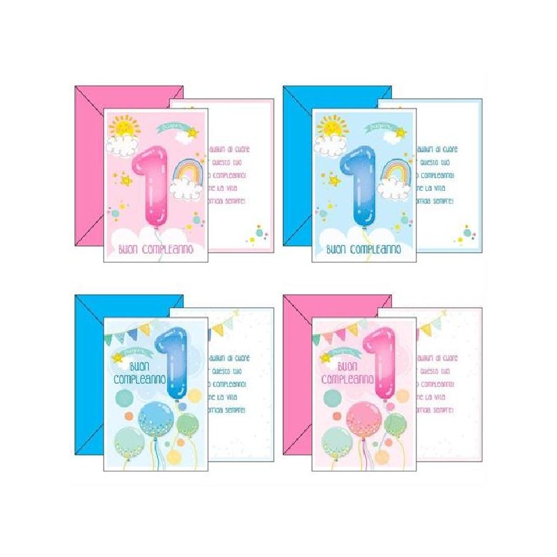 AUGURICARD 1 COMPLEANNO PALLONCINI 4s [K07560002-00.jpg]