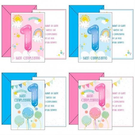 AUGURICARD 1 COMPLEANNO PALLONCINI 4s [K07560002-00.jpg]