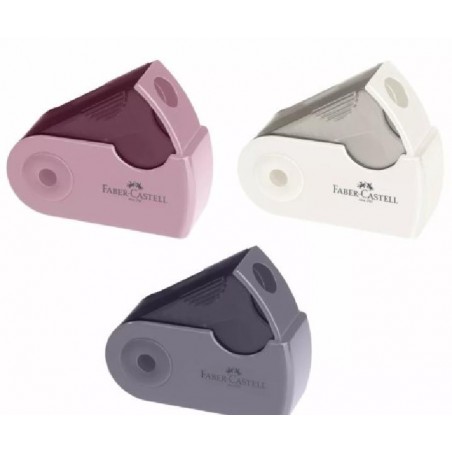 TEMPERINO FABER-CASTELL MINI SLEEVE 1f NEW COLOR HARMONY SKYBLU/NERO/ROSEshadow [1051707-00.jpg]