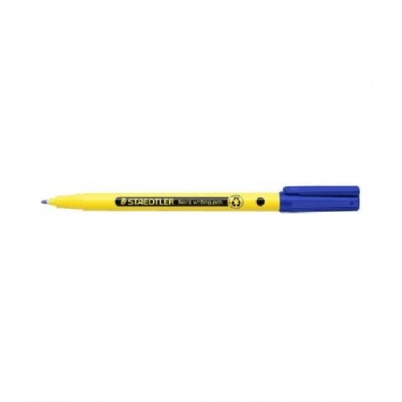 PENNA STAEDTLER 307 BLU FINELINER 0,6mm PUNTA FELTRO FUSTO PLASTICA RECICLATA [1211070-00.jpg]