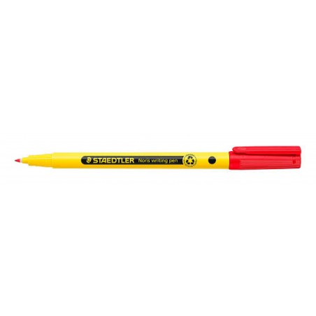 PENNA STAEDTLER 307 ROSSO FINELINER 0,6m PUNTA FELTRO FUSTO PLASTICA RECICLATA [1211080-00.jpg]