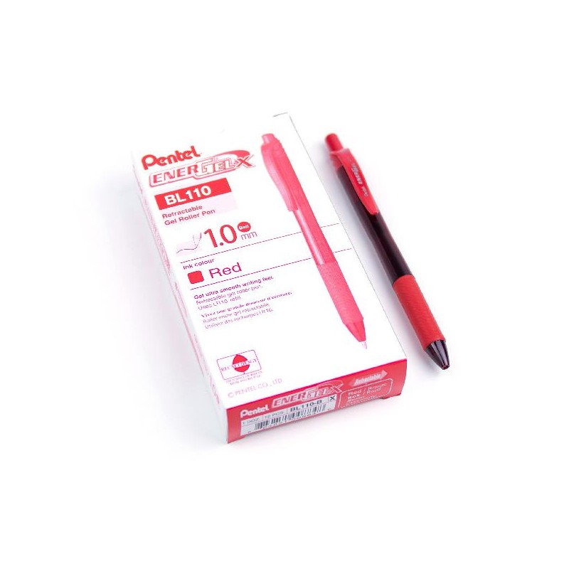 PENTEL ENERGEL BL-110 Scatto 12pz ROSSO [1121080-00.jpg]