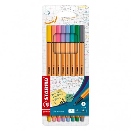STABILO POINT 88 PASTELLO ast.8pz [1111806-00.jpg]