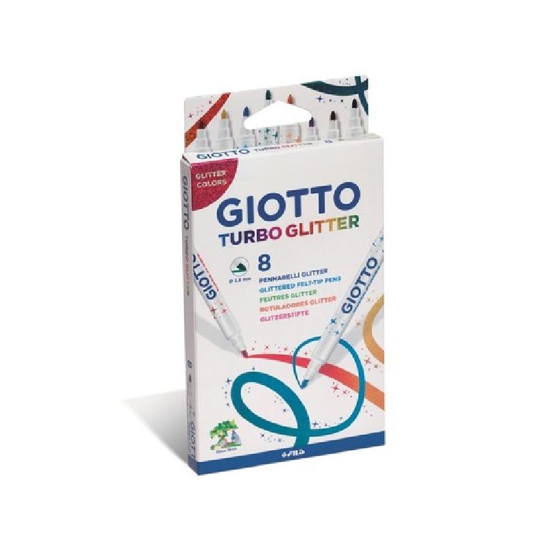 GIOTTO TURBO GLITTER ast.8pz [FILA425800-00.jpg]