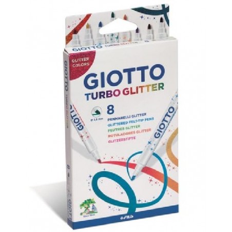 GIOTTO TURBO GLITTER ast.8pz [FILA425800-00.jpg]