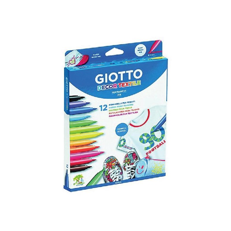 GIOTTO DECOR TEXTILE 12pz [FILA494900-00.jpg]
