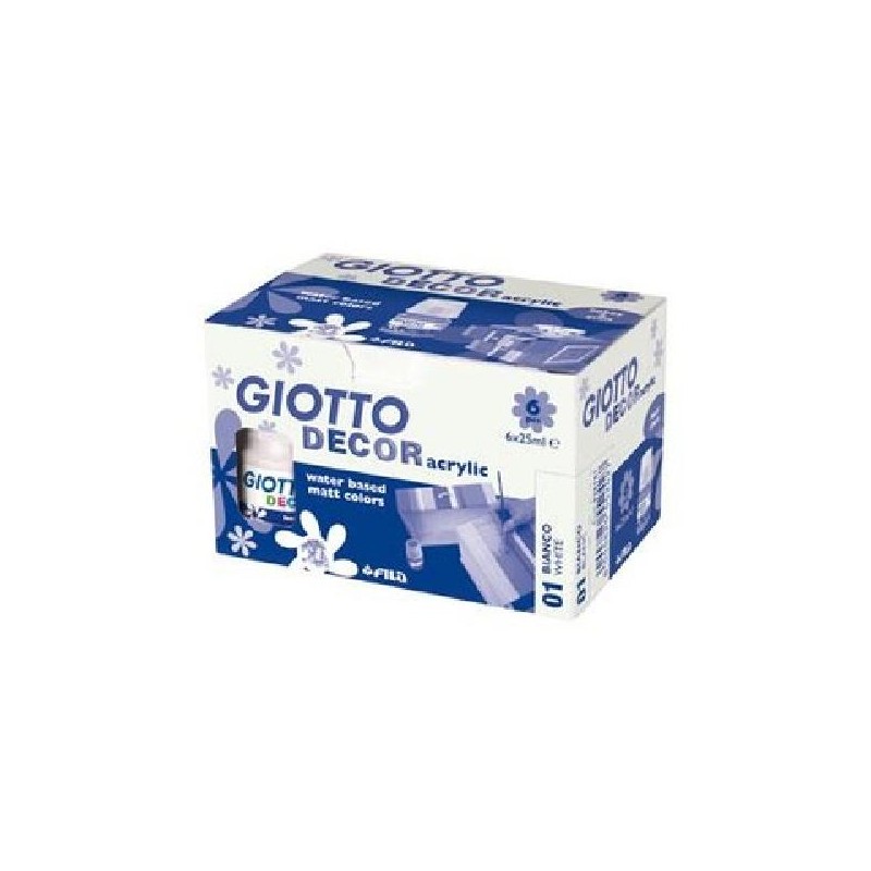 GIOTTO-DECOR-ACRYLIC 25ml BIANCO [FILA538101-00.jpg]