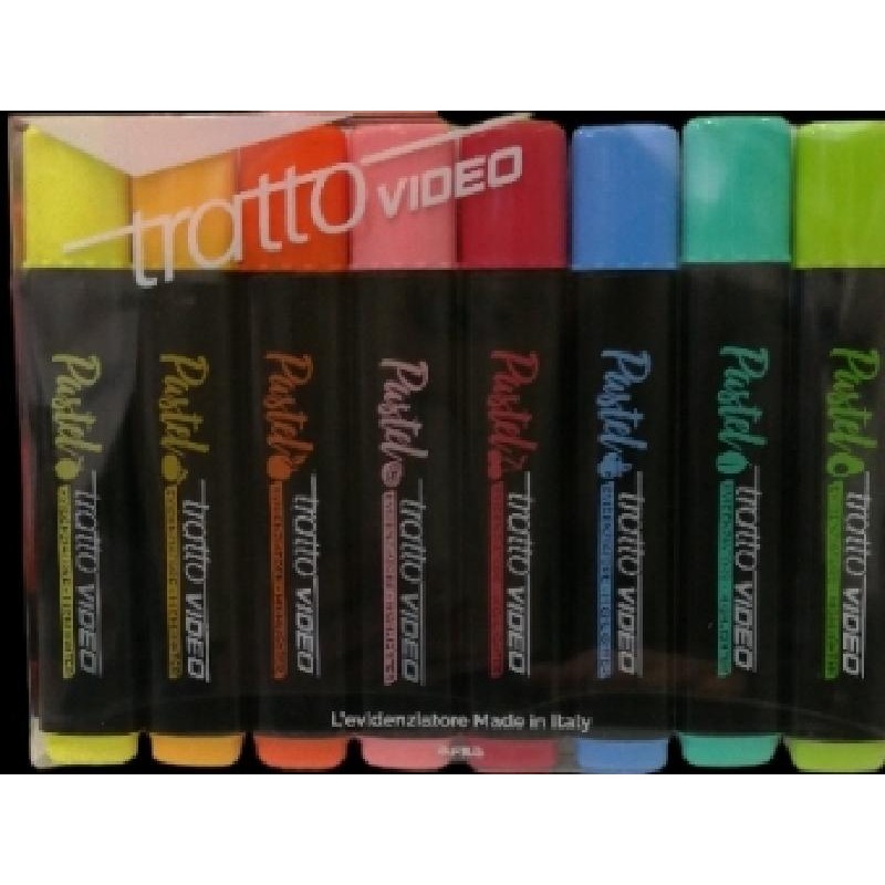 TRATTO VIDEO Blist.8pz PASTEL Ass. [FILA838000-00.jpg]