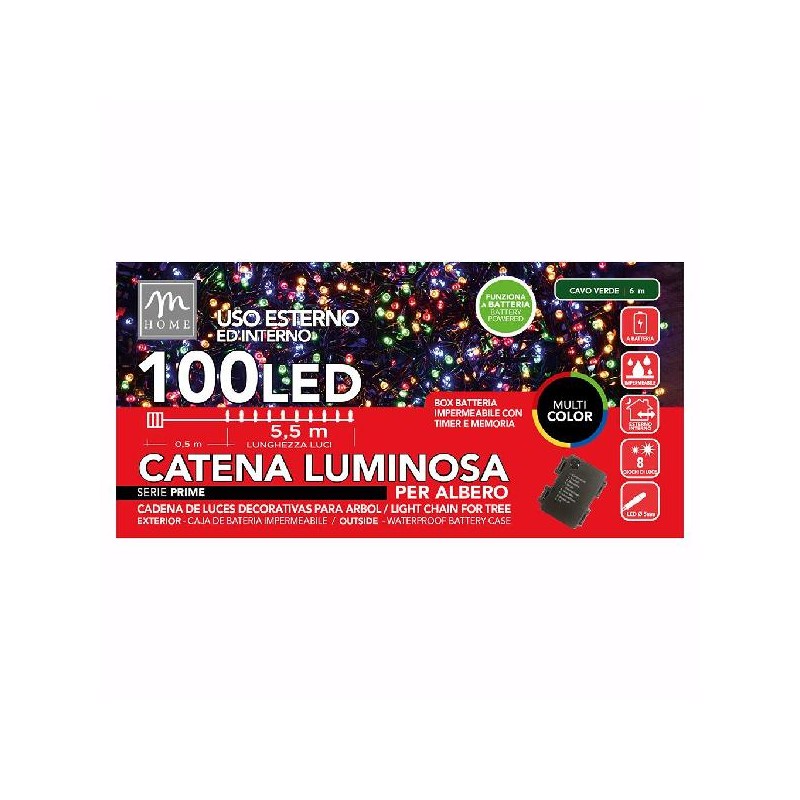 ---FILO 100 LUCI LED MULTICOLOR BATTERIA 8 GIOCHI LUCI USO INTERNO/ESTERNO [9901042-00.jpg]