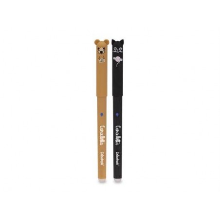 PENNA CANCELLOTTA ROSSO 24pz GATTO/QUOKK [1172443-00.jpg]