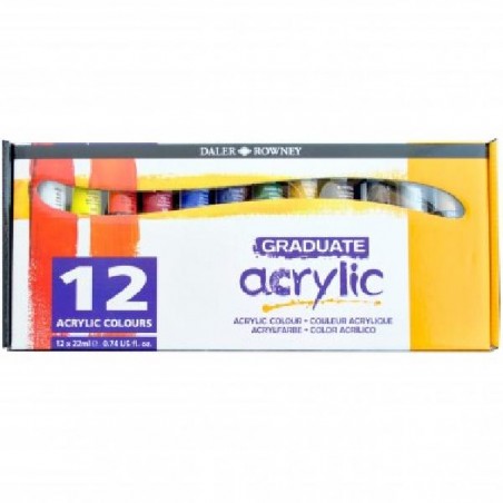 DALER ROWNEY ACRYLIC Graduate 12pz [FILAD123900012-00.jpg]